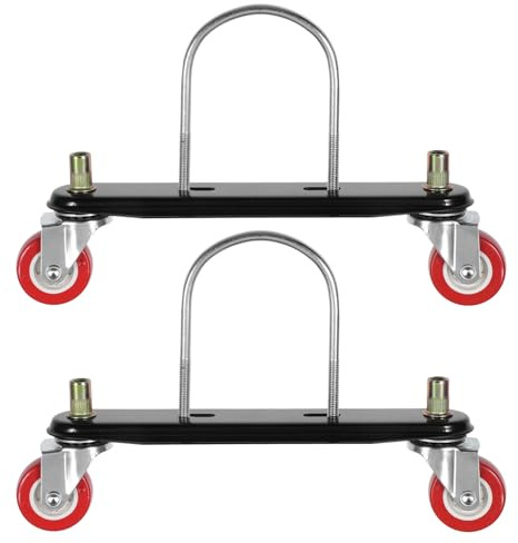 Holibanna 2pcs Heater Accessories: Electric Radiator Caster Bracket - Replacement Radiator Caster Floor Mounting Leg for Oil-Filled Air Heater Repair