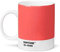 Pantone Porzellan Becher, Kaffeetasse 375 ml, mit Henkel, spülmaschinenfest, Farbe des Jahres 2019, Living Coral 16-1546