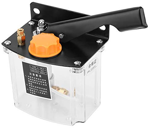 650CC 4mm HP-5R Manual Lubricating Hydraulics Oil Pump Right Hand Operated Lubrication Oiler for CNC Punching Lathe Cutting Milling Machine