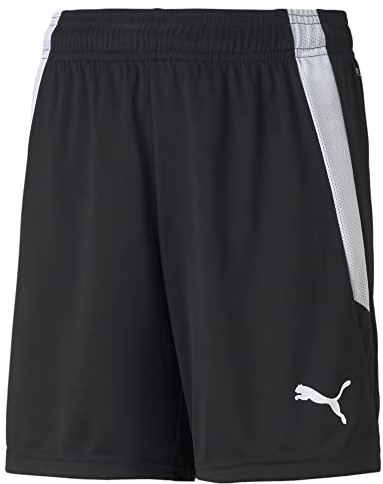 PUMA teamLIGA Shorts Jr Shorts Unisex Kids , Puma Black-Puma White 128