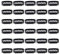 30 Stück Haarverlängerung Clips für Perücken Haar Extensions Klips 32 mm U-Form Snap on Wig Clips mit Silikon Rückseite