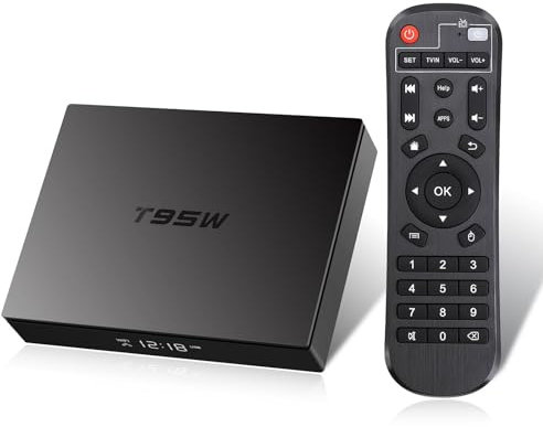 Android TV Box, Android 11.0 Video Player with Quad Core Arm Cortex-A35, 2GB RAM 16GB ROM, 4K HD, Dual WiFi, Bluetooth 5.0 Smart TV Box