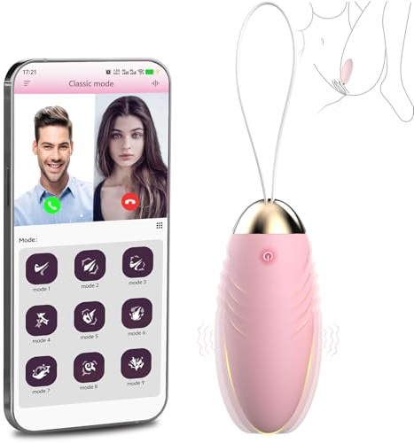 Remote Control G-spot Egg Vibrator - Wearable Vibrating App Control Bullet Pantie Vibe Vaginal Anal Beads Adult Sex Toys with 10 Modes, Clitoral Stimulator Massager for Women Couples Game Play