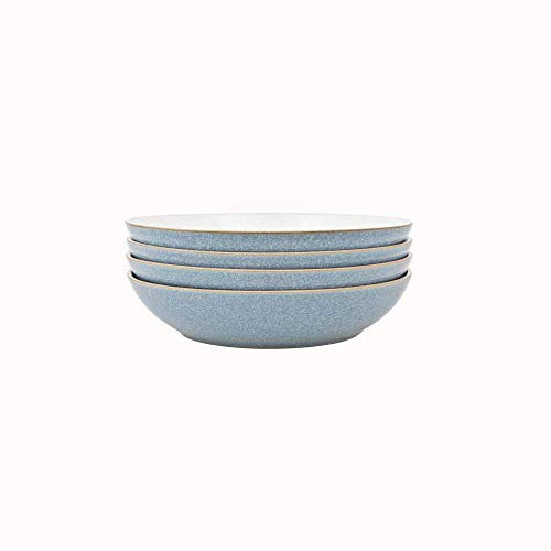 Denby Elements, set di 4 piatti fondi Blue