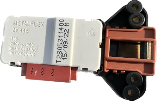 LORTECH ELECTRO ABRAZA MÁQUINA DE LAVAR ZV-446 NEGRO 6 KILOS Carga Superior Perilla Cerradura de Seguridad Dispensador de Detergente Único Fully Automatic Pintado Comercial