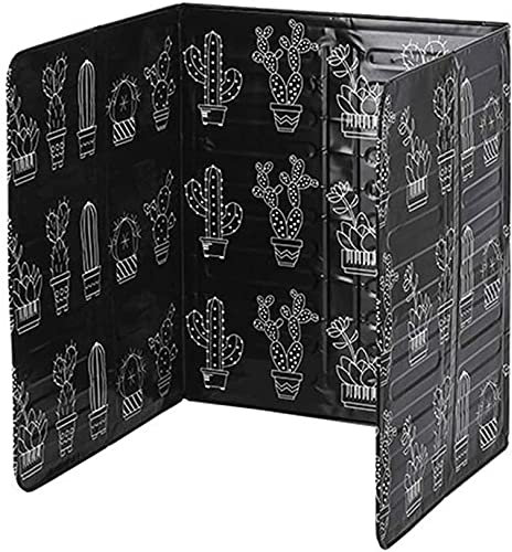 Bprtcra Schermo paraspruzzi da Parete Cucina Tavolo Cottura a Gas Foglia Piastra antiproiezione con Design Pieghevole e Regolabile, Parabrezza Esterno per Cucina