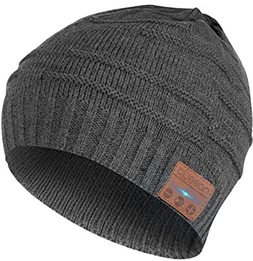 blueear Bluetooth Beanie Hat Bluetooh 5.2 Headphone Wireless Winter Knit Hats with Stereo Speaker and MIC,Gifts for Birthday,Christmas,Thanksgiving Day