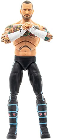 All Elite Wrestling AEW Unmatched Series 4 CM Punk - 6-Inch CM Punk Figure with Accessories (AEW243)