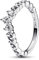 PANDORA Moments Königlicher Wirbel Diadem-Ring in der Farbe Silber aus Sterling-Silber in der Größe 60, 192232C01-60