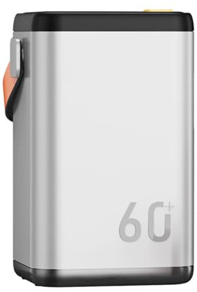 Powerbank, 36 W, Schnellladung, 60.000 mAh, Hochleistungs-Powerbank für den Außenbereich, LED-Notlicht, kann 5 Geräte gleichzeitig Aufladen,C