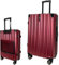 SIGN Hartschalenkoffer ReisetascheTrolley ABS Reisekoffer 360° Doppelrollen Zahlenschloss Modernes Design (Beautycase-Handgepäck-Mittel-Groß-Set) (Rot, Mittlerer Koffer (65cm))