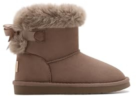 Conguitos - Botas Australianas Repelente al Agua Australian Boots para Niños y Niñas (Taupe/Talla 35)