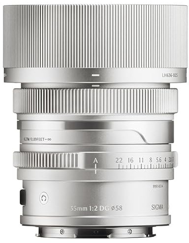 SIGMA Objectif 35mm f/2 DG Contemporary Silver kompatibel mit Monture L
