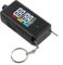 Black Digital Tyre Pressure Gauge, Tyre Tread Depth GaugeChecker With Large LCD Display Key Ring For Car Truck Bike