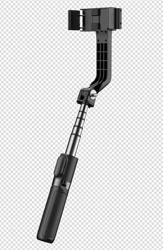 Gimbal Stabilizer for Smartphone,Selfie Stick Tripod with Remote,Auto Balance 360° Rotation, 1-Axis Phone Gimbal for Iphone Live Streaming/Video Recording/Vlogging/YouTube