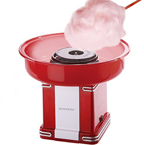 Syntrox Germany Zuckerwattermaker Zuckerwattemaschine Zuckerwatteautomat ZWM-500W Oregon