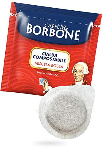Caffè Borbone Cialda Compostabile, Miscela Rossa - 600 Cialde - Sistema ESE diametro >44 mm - 600 pz (4x150 pz)