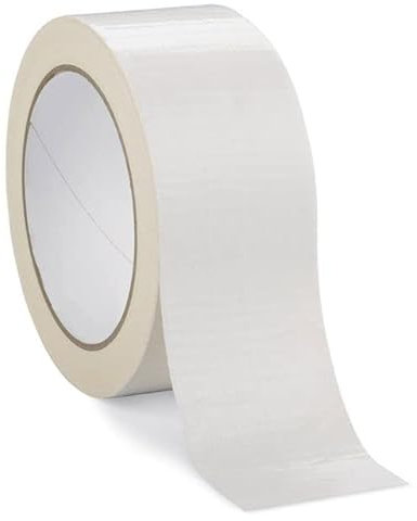 Duct Tape Waterproof Gaffer Tape - Super Sticky Gaffa Strong Tape Heavy Duty Adhesive Cloth Tape, High Strength And Duct Adhesive Cloth Repair Duct Tape 48MMx10M (White)