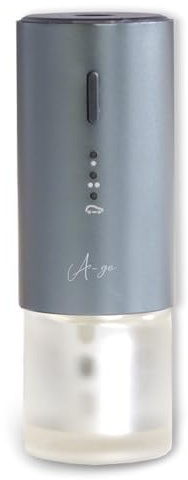 Gisa Wellness - A-GO VANILLA - Diffusore per Auto - 12 ml - Con Batteria Ricaricabile - Fragranza Dolce con Oli Essenziali - Modalità Automobile - Accessori Auto - Tecnologia Vibration System