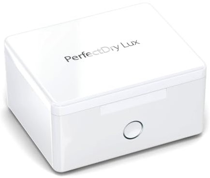 Hearing360 Perfectdry Lux Station de Nettoyage, déshumidification et séchage UV pour appareils auditifs sans Piles internes, système à air Chaud pulsé avec Voyant Automatique à LED