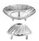 Black Diary Stainless Steel Vegetable Steamer (6 to 10.3 inches), 3rd Generation, Steamer for Cooking, Expandable and Foldable Pot, Fits Various Pot Sizes