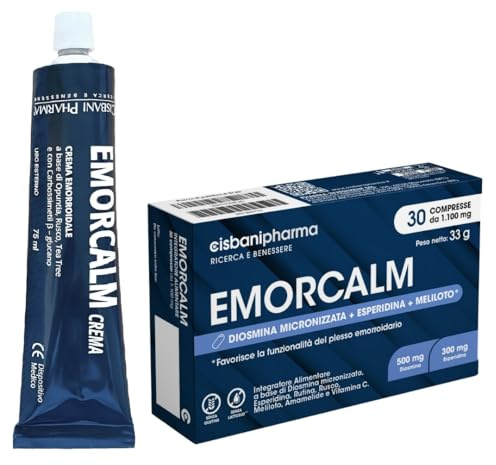 CISBANI PHARMA Emorcalm Crema Ragadi Anali + Compresse Diosmina Esperidina