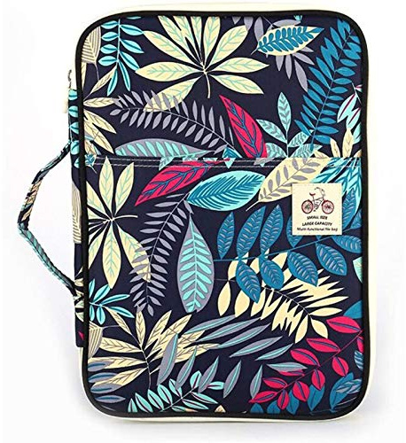 JAKAGO Portfolio Business cartella di presentazione padfolio smart Folder A4 Folio Custodia impermeabile Organizer Passport bag cartella di conferenza