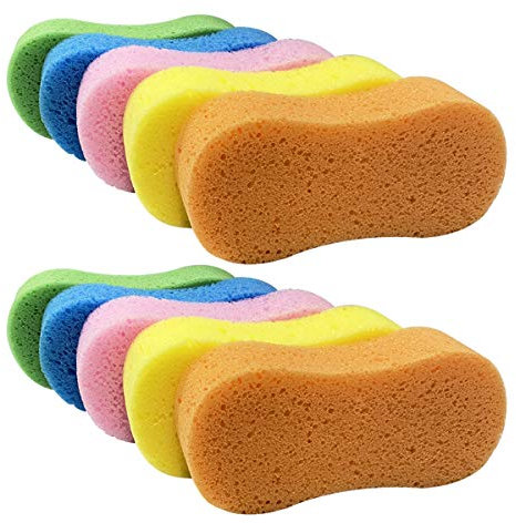 EKdirect 10 Stück Autoschwamm Waschschwamm Putzschwamm 215 x 110 x 45 mm