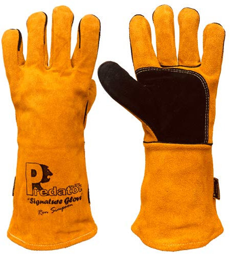 Predator By Ron Signature Mig Gauntlet Welding Gloves