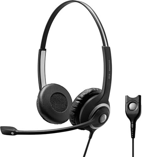 EPOS I Sennheiser Impact SC 268-200 Serie - Headset - On-Ear - verdrahtet - Easy Disconnect - Schwarz, Silber