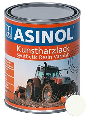 ASINOL RAL 9010 Reinweiss Kunstharzlack Landmaschinen Lack Traktoren