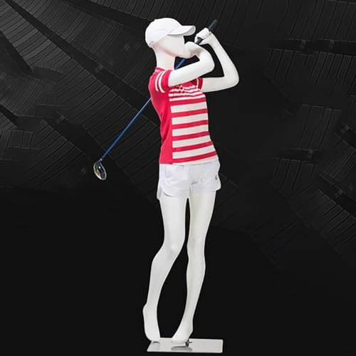 Manichino Modello Realistico del Corpo del Torso del Manichino per Lo Sport del Golf, Abito da Mercato con Forma di Manichino Staccabile, Manichino per Esporre Le Vetrine dei Vestiti ( Color : Female