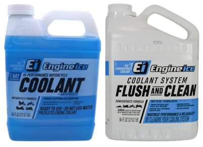 Engine Ice Flush and Clean and Motorcycle Combo Kit, 2 Pack, Purple