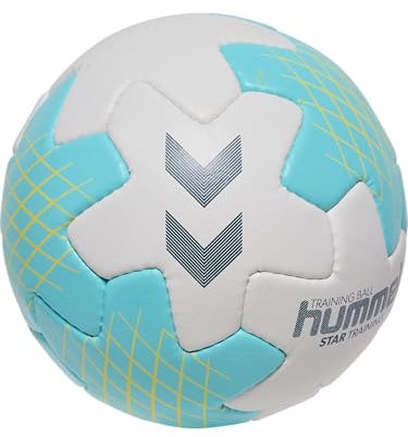 hummel hmlSTAR Handball Trainingsball weissblau, 1 Ohne Geschlecht