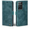 LBH Handyhülle für Samsung Galaxy S21 Ultra 5G in Petrol Blau mit Karten- und Geldfach Smartphone Hülle mit Standfunktion Flip Case Schutzhülle Magnetverschluss Vintage