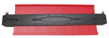 Herramienta de calibre de contorno de 5 o 12 pulgadas con bloqueo de aluminio para carpintería de forma irregular