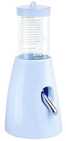 Biberón para Hámster - Bebedero para Hámster con Soporte - Capacidad 80ml Accesorios Mascotas Bebedero Fondo Abierto para Interiores Hogar Jaulas