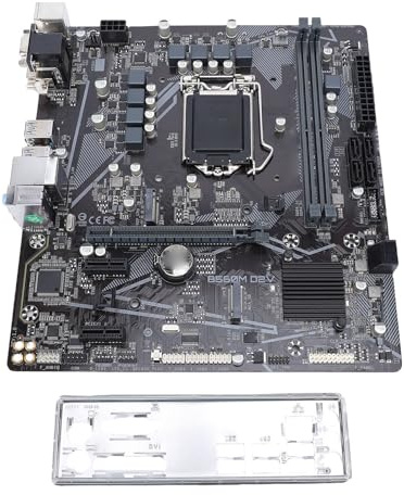 Vikye B560M Gaming M ATX-Motherboard, M.2, SATA 3.0 6 Gbit/s, USB 3.0, VGA/DVI, DDR4-Speicher für LGA1200, Passend für Core I3 I5 I7 I9