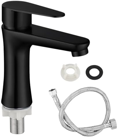 Grifo Lavabo, Grifo De Lavabo, Grifo Baño, Inoxidable, Mezclador Monomando Para Lavabo, Grifo Monomando Para Lavabo, Grifo De Tocador De Baño, Para Lavabo, Baño, Tocador Para Lavabo
