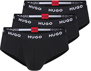 HUGO Men's HIPBRIEF TRIPLETPACK Briefs, New-Black1, M (Pack of 3)