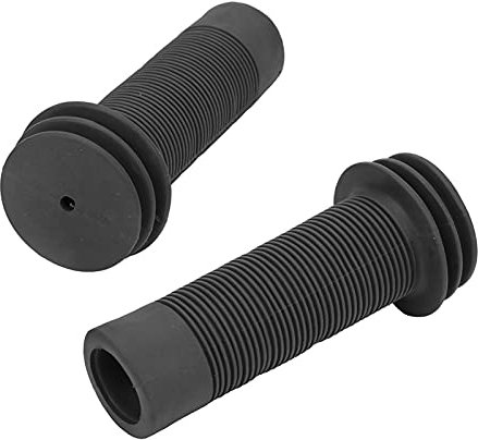 Niiyen Kinderfahrradgriff, 1 Paar Ultraleichter Gummi Kinderfahrrad Anti-Rutsch-Lenker Griffabdeckung Zubehör für Kinderfahrrad(Schwarz)
