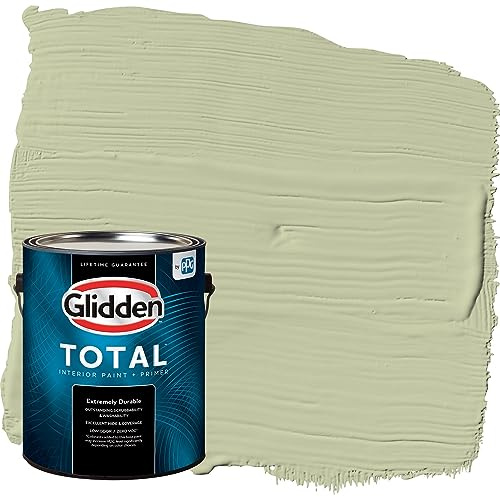 Glidden Total Interior Wall Paint & Primer All-in-One, Sage Splendor/Green, Eggshell, 1 Gallon