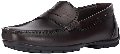 Geox Homme U Moner W 2fit D Moccasin, café, 44 EU