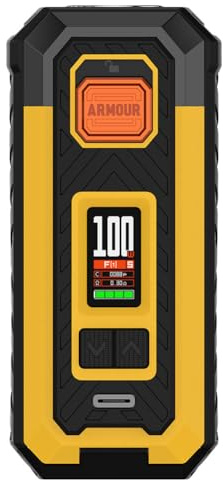 Vaporesso ARMOUR S Mod | 100W Box Mod Works with Itank 2 Atomizer/Z sub ohn Tank/ 510 Thread Atomizer E-Cigarette Vaporizer (Mod Only, No Battery, no nicotine no liquid)(Giallo)