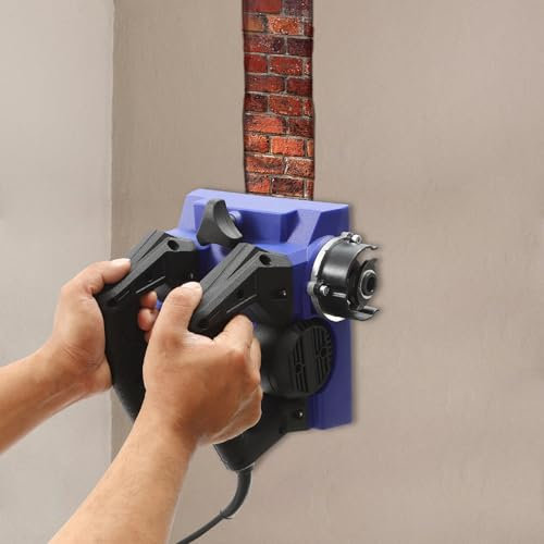 Piallatrice elettrica da parete, 1300 W, con cavo, 1000 – 4000 giri/min, per palare stucco, calce, vernice, cemento, pareti in stucco e pittura