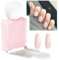 Modelones Vernis à Ongles Rose Nude, 15ml Brillant Séchage Rapide Longue Durée à Base D'eau Vernis, DIY Nail Art Manucure, Cadeau pour Les Femmes