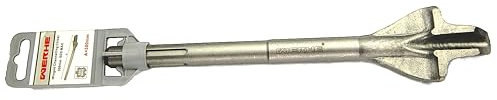 WERHE® Flügelmeißel SDS MAX 60 x 300 mm – Kanalmeißel für Bohrhammer – Hohlmeißel zum Stemmen in Ziegel und Beton
