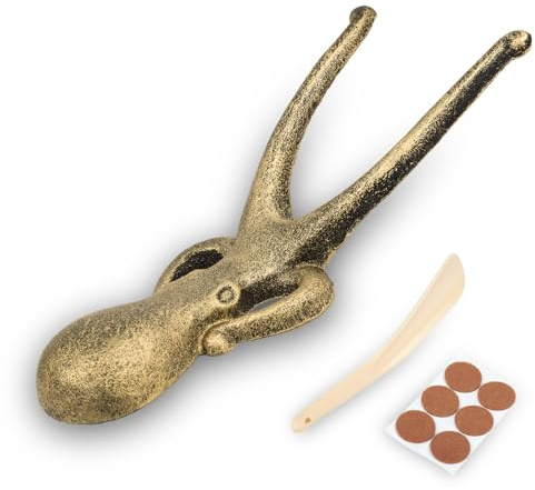 gardmate Cast Iron Boot Remover - Ergonomic Heavy-Duty Boot Remover for Cowboy Boots, Durability Boot Jack with Anti-slip Mat & Mini Shoe Horn to Remove Cowboy Boots(Octopus)