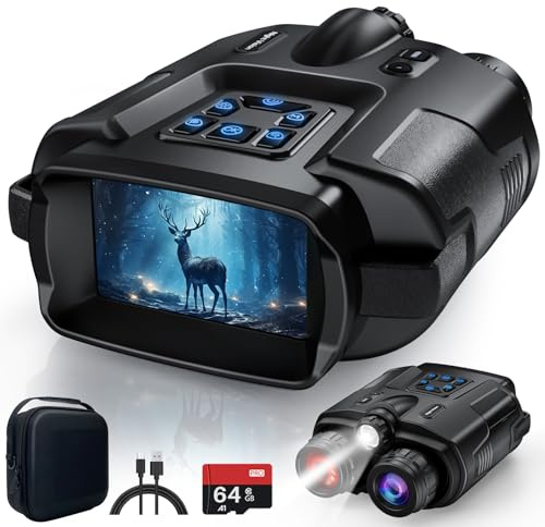Haokoo 4K Nachtsichtgerät Profi für Jagd, Camping, Wildbeobachtung