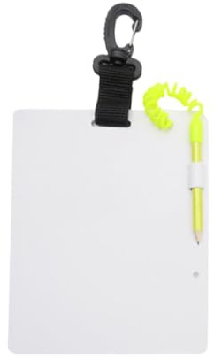 Tableau d'écriture subaquatique | Équipement Portable avec éclairage | Bloc-Notes Subaquatique Phosphorescent - pour débutants en Snorkeling, grottes, Lacs, Formation, Photographie sous-Marine